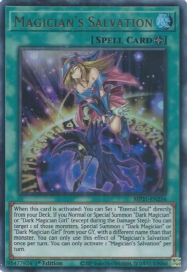 Magician's Salvation [MP21-EN256] Ultra Rare | Mega City Incorporated