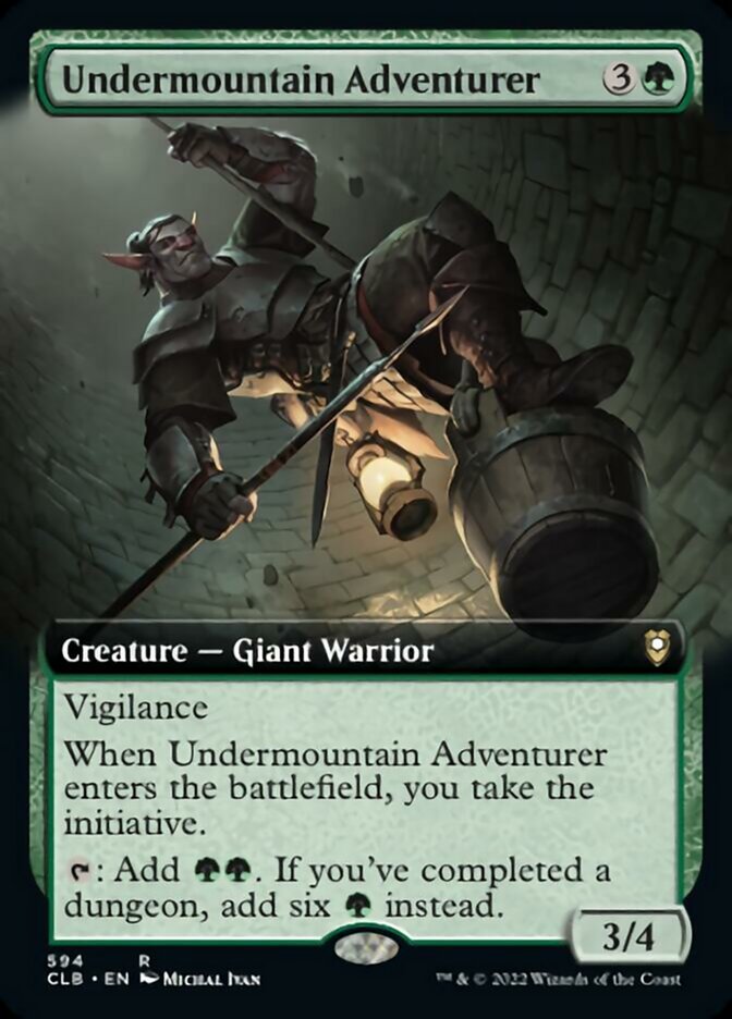 Undermountain Adventurer (Extended Art) [Commander Legends: Battle for Baldur's Gate] | Mega City Incorporated