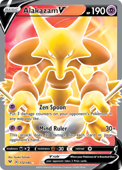 Alakazam V (172/185) [Sword & Shield: Vivid Voltage] | Mega City Incorporated
