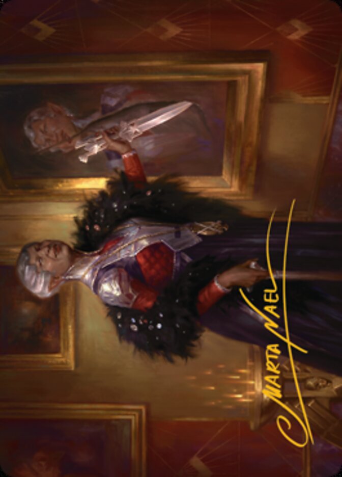 Evelyn, the Covetous Art Card (Gold-Stamped Signature) [Streets of New Capenna Art Series] | Mega City Incorporated