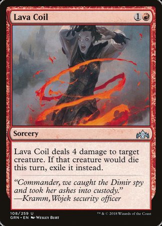 Lava Coil [Guilds of Ravnica] | Mega City Incorporated