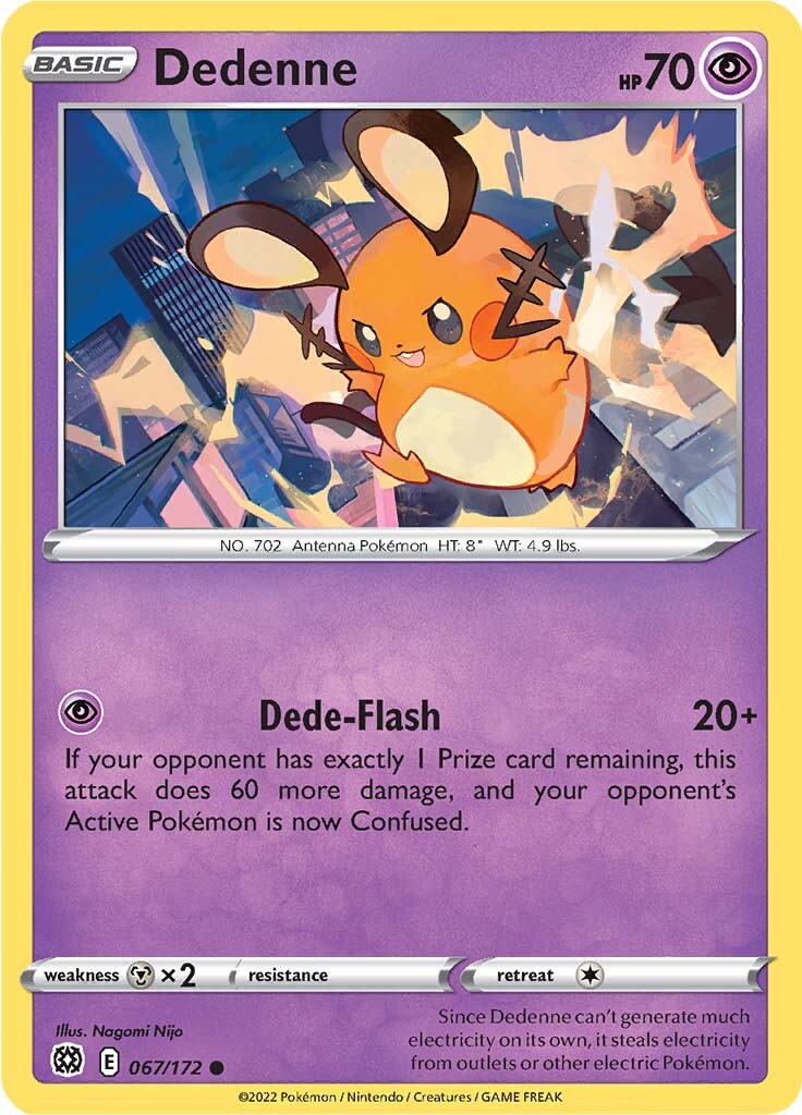 Dedenne (067/172) [Sword & Shield: Brilliant Stars] | Mega City Incorporated