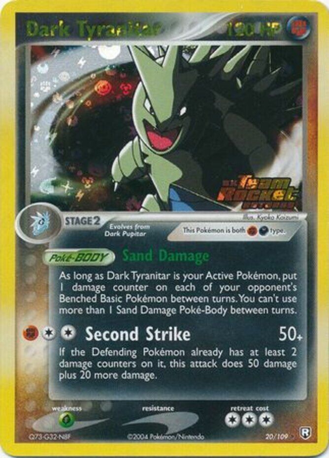 Dark Tyranitar (20/109) (Stamped) [EX: Team Rocket Returns] | Mega City Incorporated