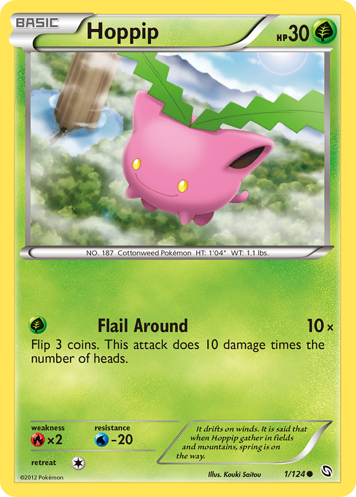 Hoppip (1/124) [Black & White: Dragons Exalted] | Mega City Incorporated
