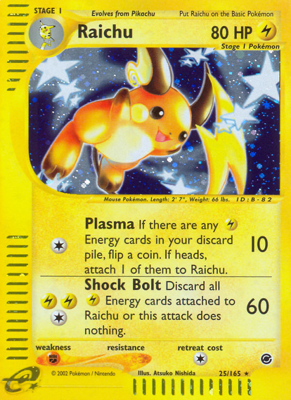 Raichu (25/165) [Expedition: Base Set] | Mega City Incorporated