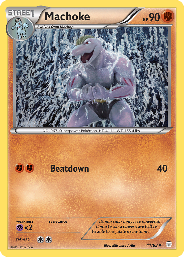 Machoke (41/83) [XY: Generations] | Mega City Incorporated