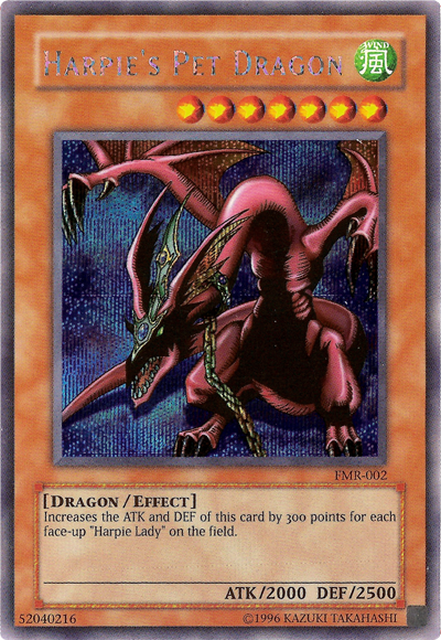 Harpie's Pet Dragon (Forbidden Memories) [FMR-002] Prismatic Secret Rare | Mega City Incorporated