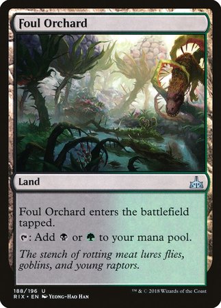 Foul Orchard [Rivals of Ixalan] | Mega City Incorporated