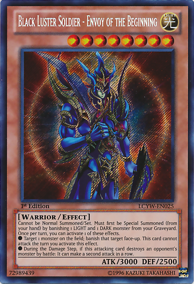 Black Luster Soldier - Envoy of the Beginning [LCYW-EN025] Secret Rare | Mega City Incorporated