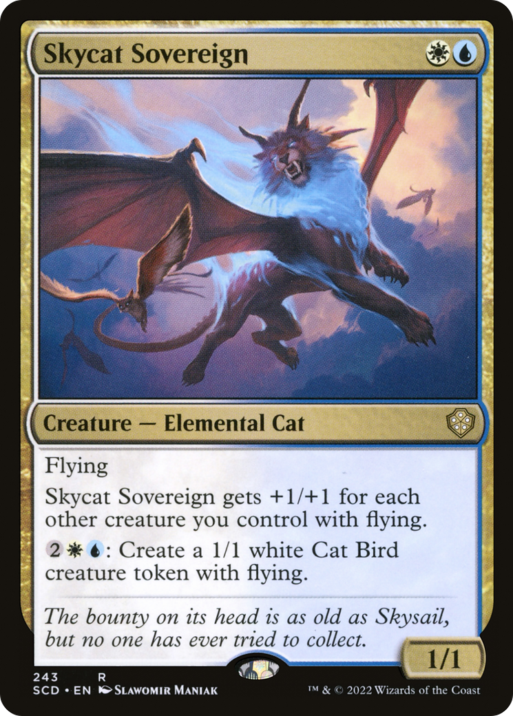 Skycat Sovereign [Starter Commander Decks] | Mega City Incorporated