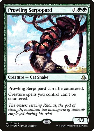 Prowling Serpopard [Amonkhet Promos] | Mega City Incorporated