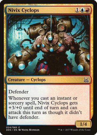 Nivix Cyclops [Duel Decks: Mind vs. Might] | Mega City Incorporated