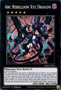 Arc Rebellion Xyz Dragon [PHRA-EN041] Secret Rare | Mega City Incorporated