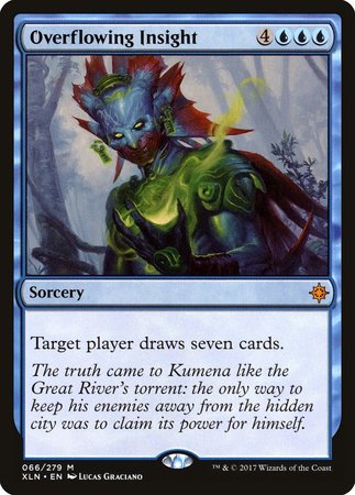 Overflowing Insight [Ixalan] | Mega City Incorporated