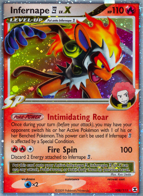 Infernape LV.X (108/111) [Platinum: Rising Rivals] | Mega City Incorporated