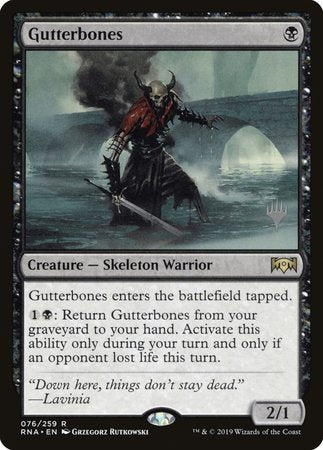 Gutterbones [Ravnica Allegiance Promos] | Mega City Incorporated