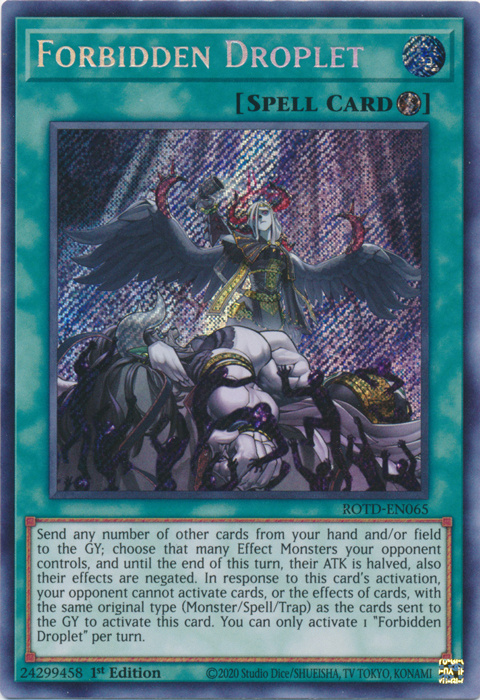 Forbidden Droplet [ROTD-EN065] Secret Rare | Mega City Incorporated