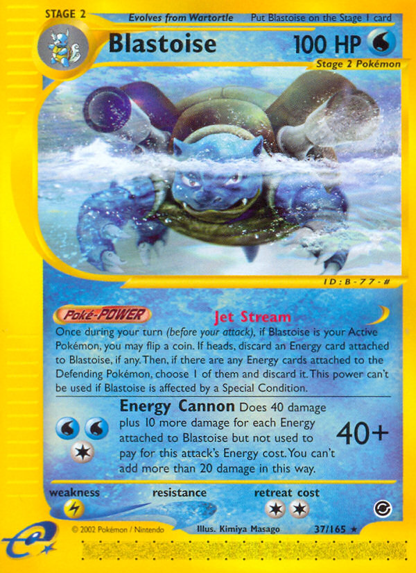 Blastoise (37/165) [Expedition: Base Set] | Mega City Incorporated