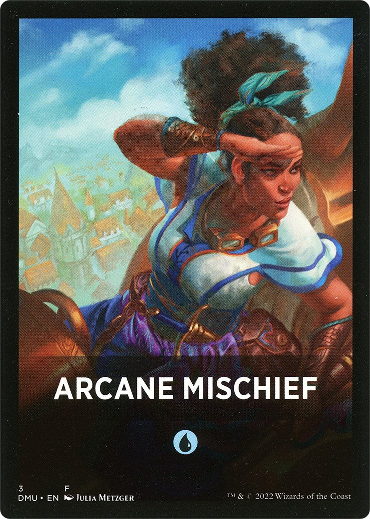 Arcane Mischief Theme Card [Dominaria United Tokens] | Mega City Incorporated