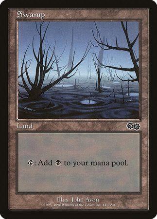 Swamp (341) [Urza's Saga] | Mega City Incorporated