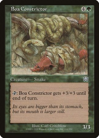 Boa Constrictor [Mercadian Masques] | Mega City Incorporated