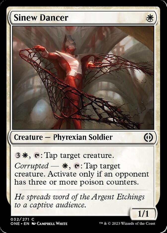 Sinew Dancer [Phyrexia: All Will Be One] | Mega City Incorporated