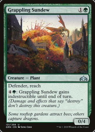 Grappling Sundew [Guilds of Ravnica] | Mega City Incorporated