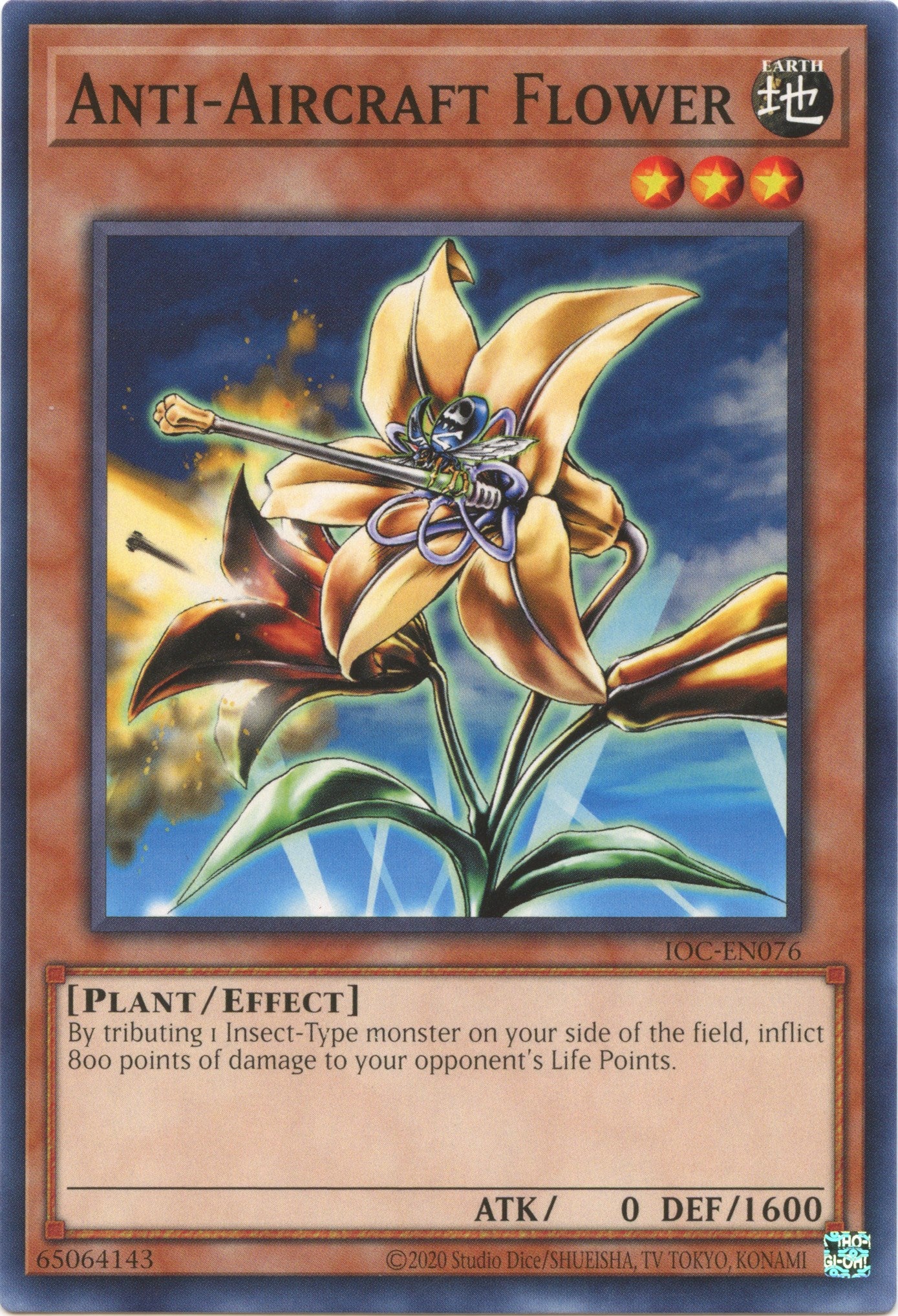 Anti-Aircraft Flower (25th Anniversary) [IOC-EN076] Common | Mega City Incorporated