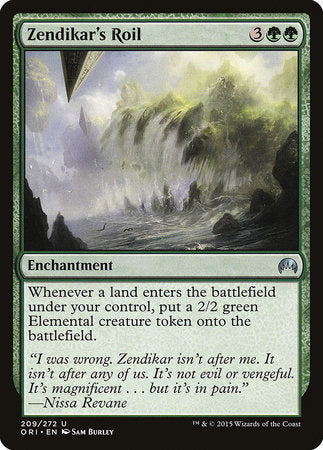 Zendikar's Roil [Magic Origins] | Mega City Incorporated