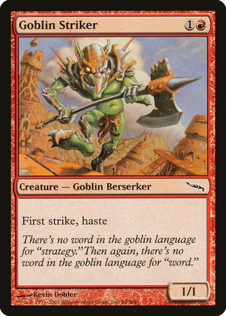 Goblin Striker [Mirrodin] | Mega City Incorporated