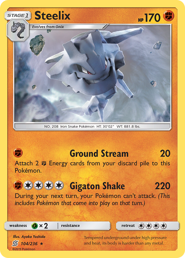 Steelix (104/236) [Sun & Moon: Unified Minds] | Mega City Incorporated