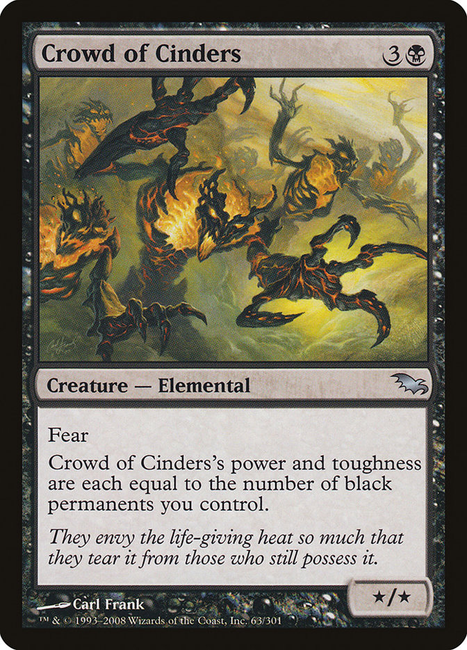 Crowd of Cinders [Shadowmoor] | Mega City Incorporated