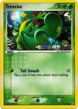 Treecko (70/106) (Stamped) [EX: Emerald] | Mega City Incorporated