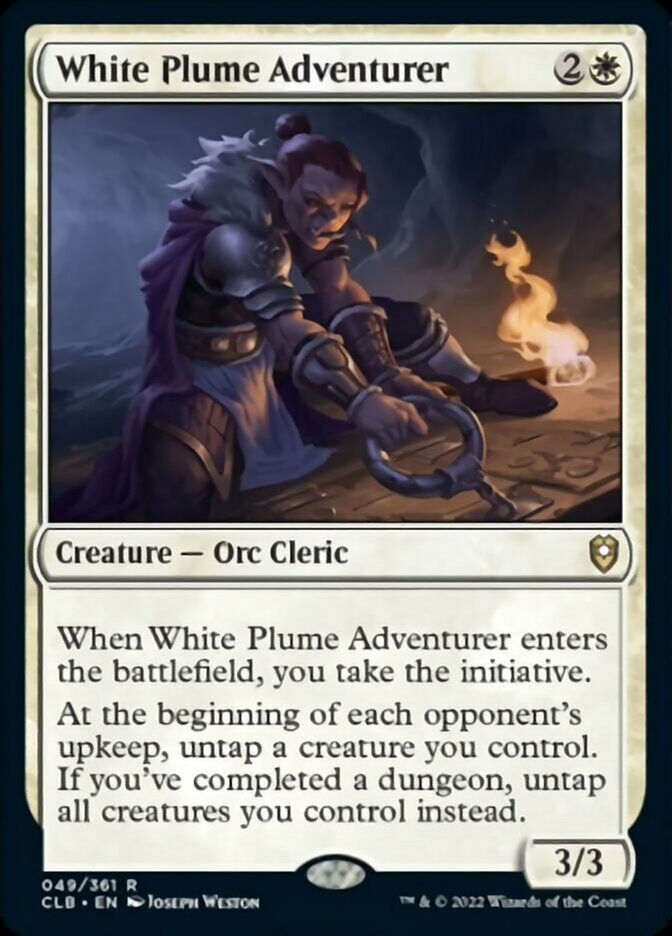 White Plume Adventurer [Commander Legends: Battle for Baldur's Gate] | Mega City Incorporated