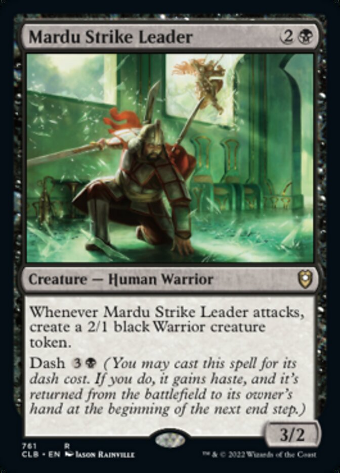 Mardu Strike Leader [Commander Legends: Battle for Baldur's Gate] | Mega City Incorporated