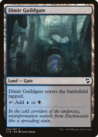 Dimir Guildgate [Commander 2018] | Mega City Incorporated
