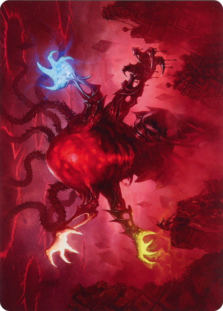 Omnath, Locus of All Art Card (51) [March of the Machine Art Series] | Mega City Incorporated
