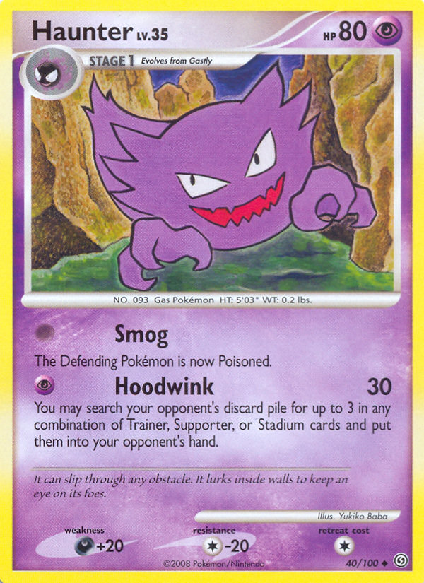 Haunter (40/100) [Diamond & Pearl: Stormfront] | Mega City Incorporated