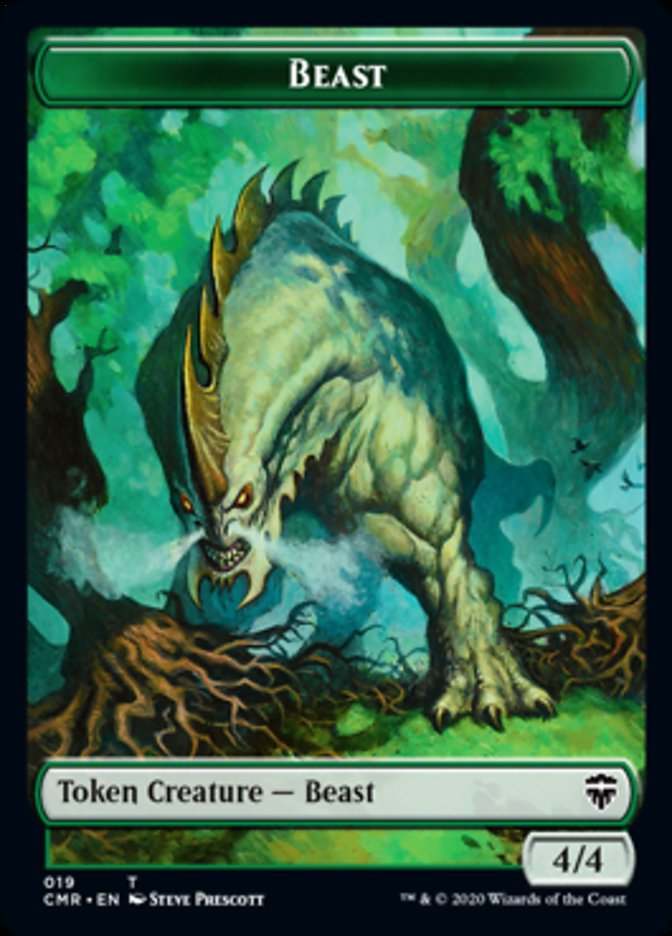 Beast (19) // Elephant Token [Commander Legends Tokens] | Mega City Incorporated