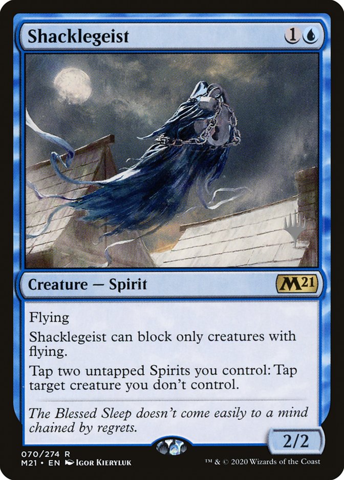 Shacklegeist (Promo Pack) [Core Set 2021 Promos] | Mega City Incorporated