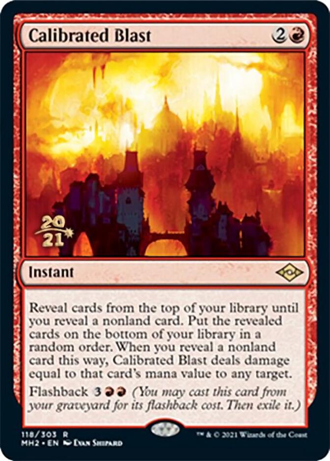 Calibrated Blast [Modern Horizons 2 Prerelease Promos] | Mega City Incorporated