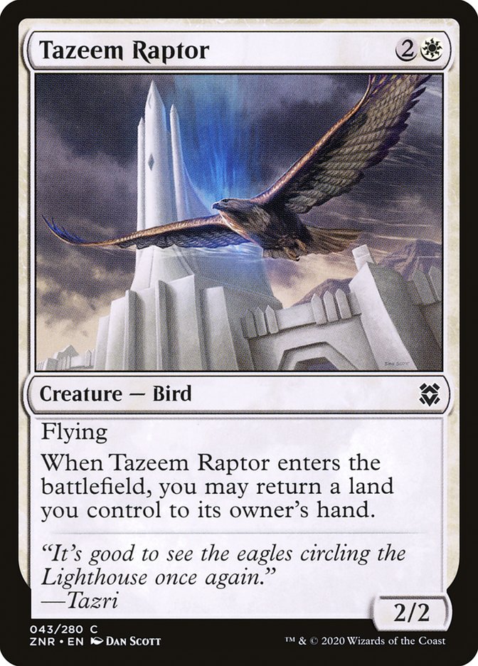 Tazeem Raptor [Zendikar Rising] | Mega City Incorporated