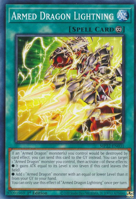 Armed Dragon Lightning [MP22-EN031] Common | Mega City Incorporated