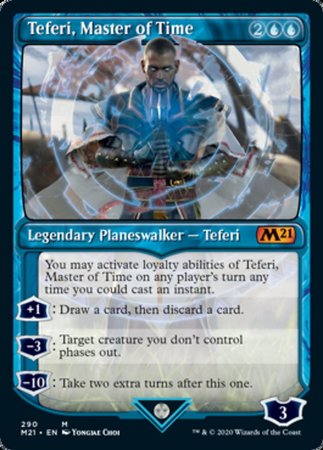 Teferi, Master of Time (Showcase) (290) [Core Set 2021] | Mega City Incorporated
