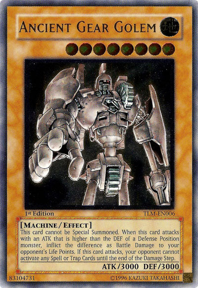 Ancient Gear Golem [TLM-EN006] Ultimate Rare | Mega City Incorporated