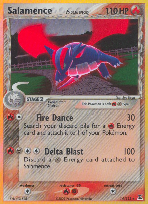 Salamence (14/113) (Delta Species) [EX: Delta Species] | Mega City Incorporated