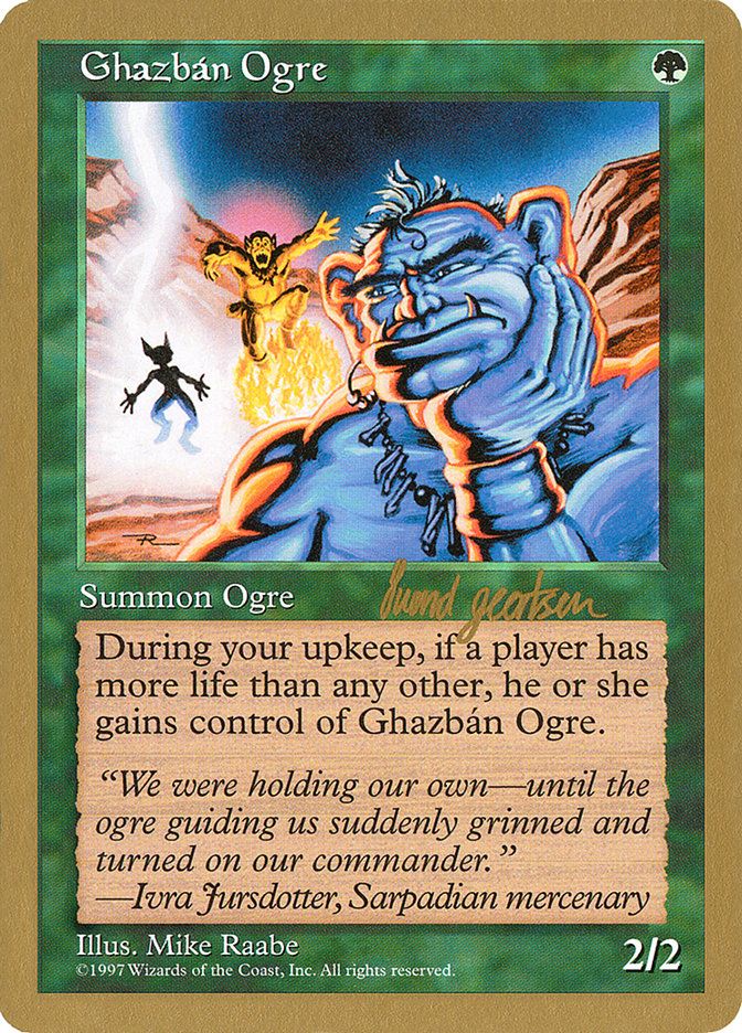 Ghazbán Ogre (Svend Geertsen) [World Championship Decks 1997] | Mega City Incorporated