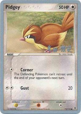 Pidgey (73/112) (Dark Tyranitar Deck - Takashi Yoneda) [World Championships 2005] | Mega City Incorporated