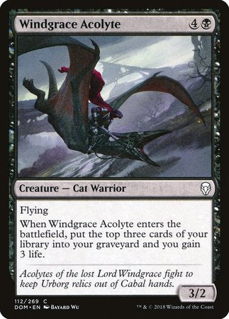 Windgrace Acolyte [Dominaria] | Mega City Incorporated