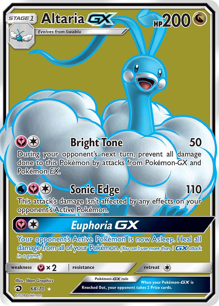 Altaria GX (68/70) [Sun & Moon: Dragon Majesty] | Mega City Incorporated